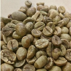 granos de café verde para preparar té