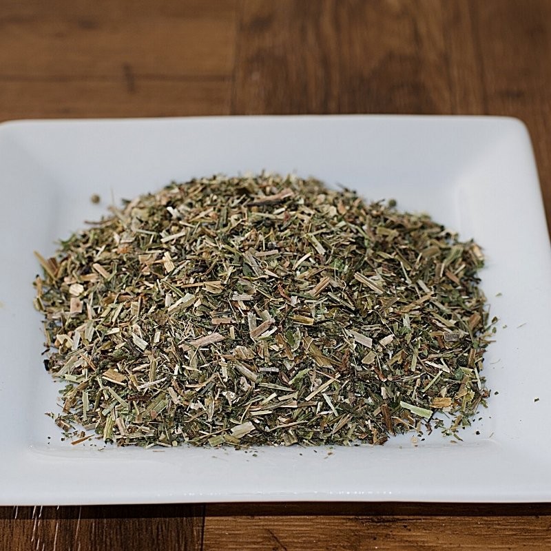 dried cleavers on a plate