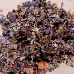 hojas de vid roja para preparar té