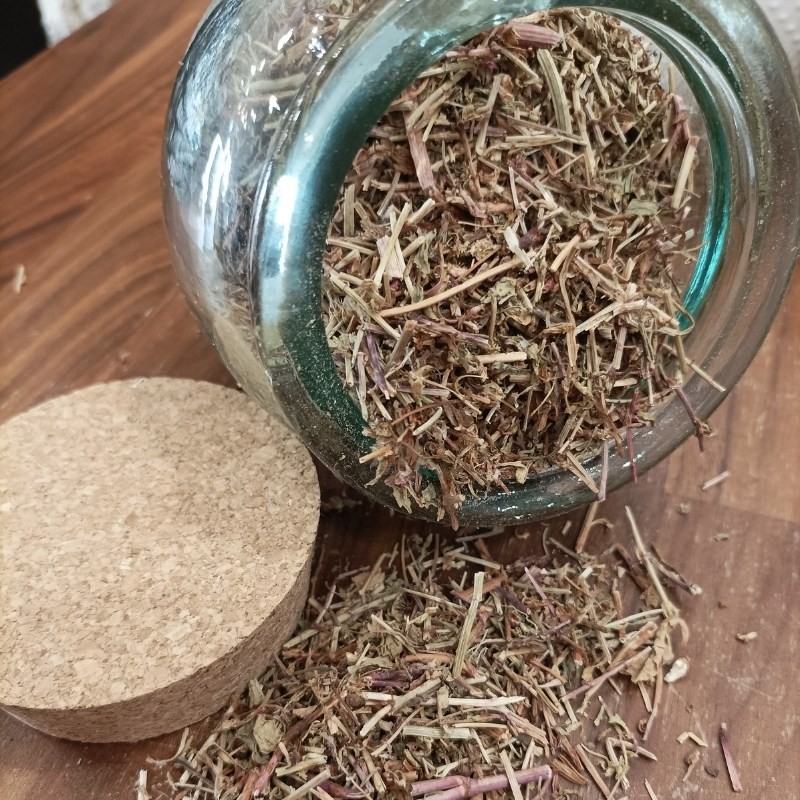 dried sorrel in a glass jar on a table dried sorrel in a glass jar on a table