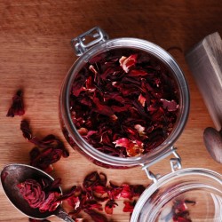 thé de fleurs d'hibiscus biologique