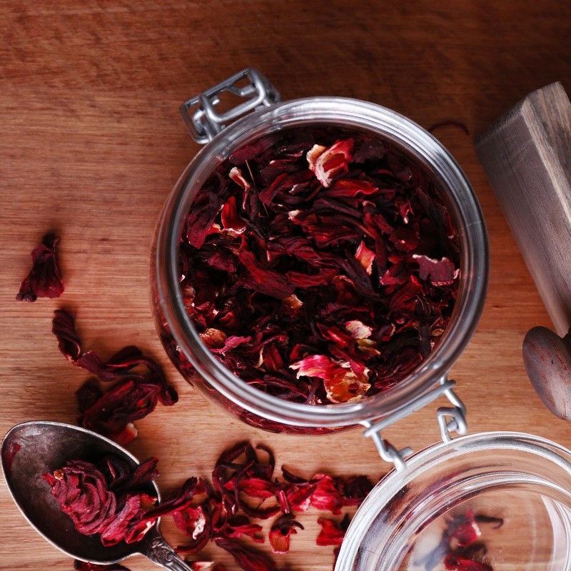 organic hibiscus flower tea